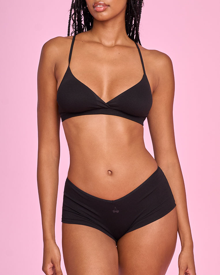 Ribbed Bralette-Ribbed Bralette