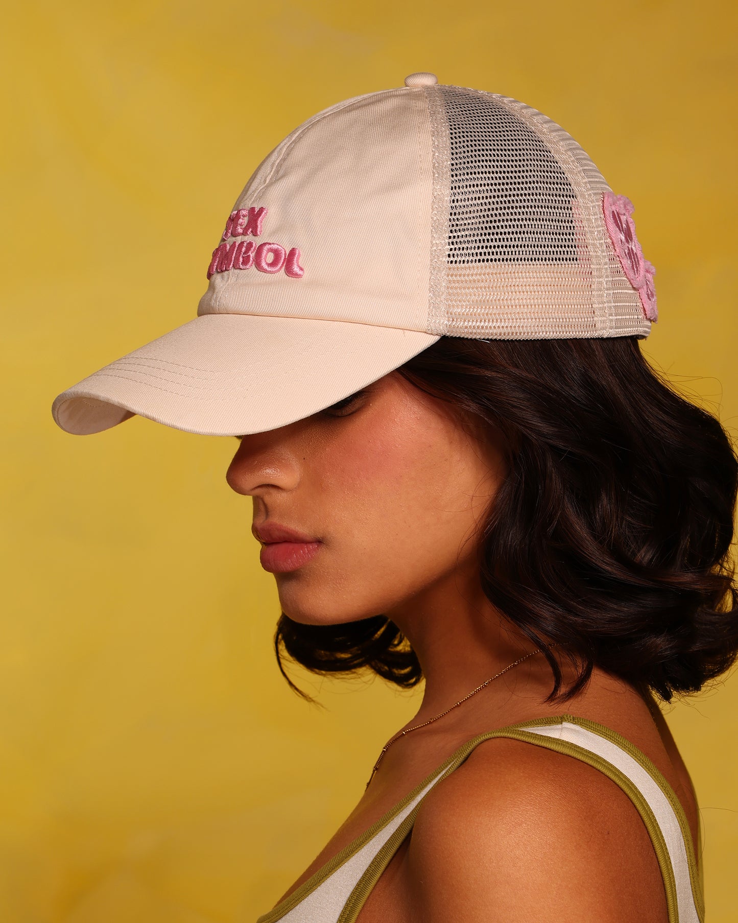 Sex Symbol Hat in Cream
