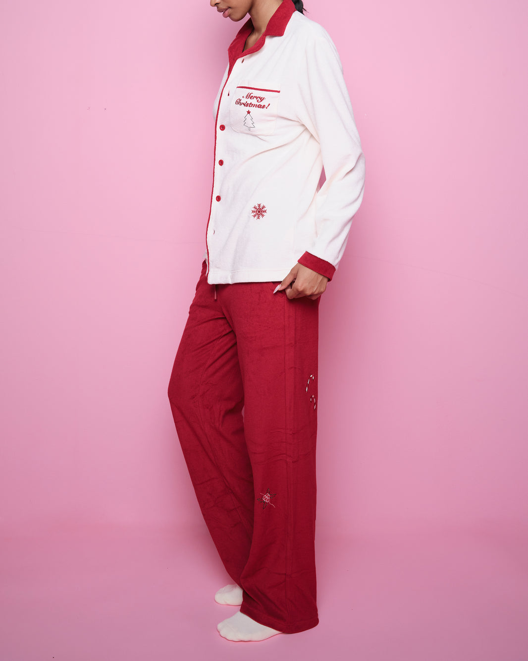 Unisex Button Down PJ Top-Unisex Button Down PJ Top