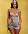 Zenon Skirt in Silver