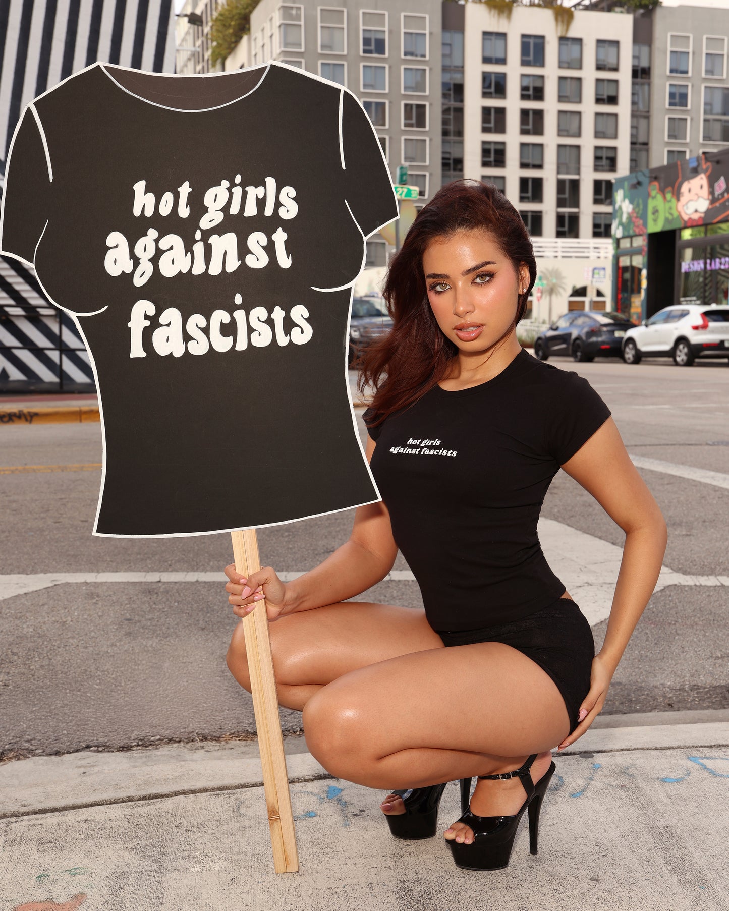 PRE-ORDER Anti-Fascist Tee in Black