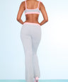 Fuzzy Bralette & Pant Set in Blue