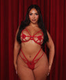 Scarlet Lingerie Set in Red