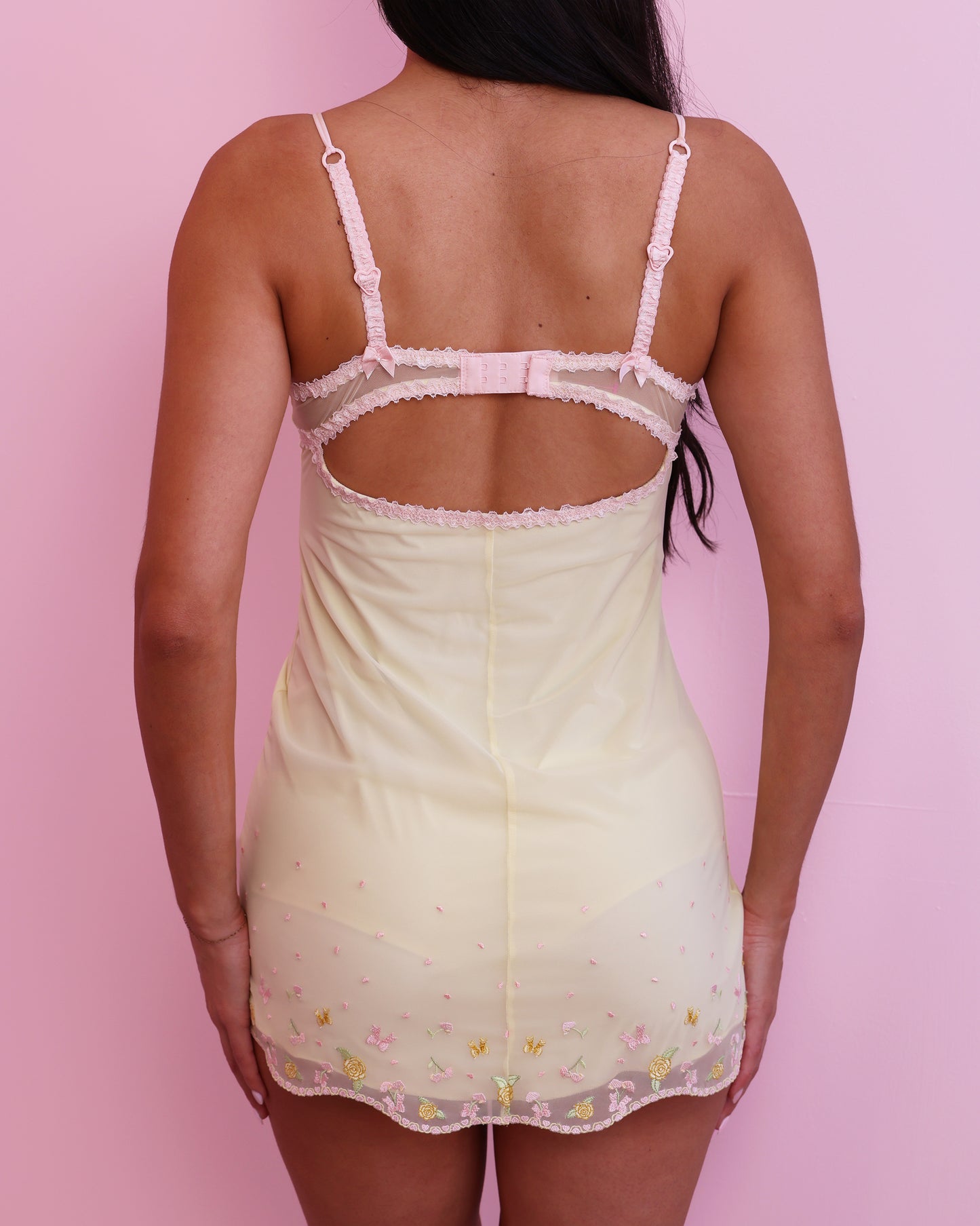 Addison Dress + Panty Set in Yellow