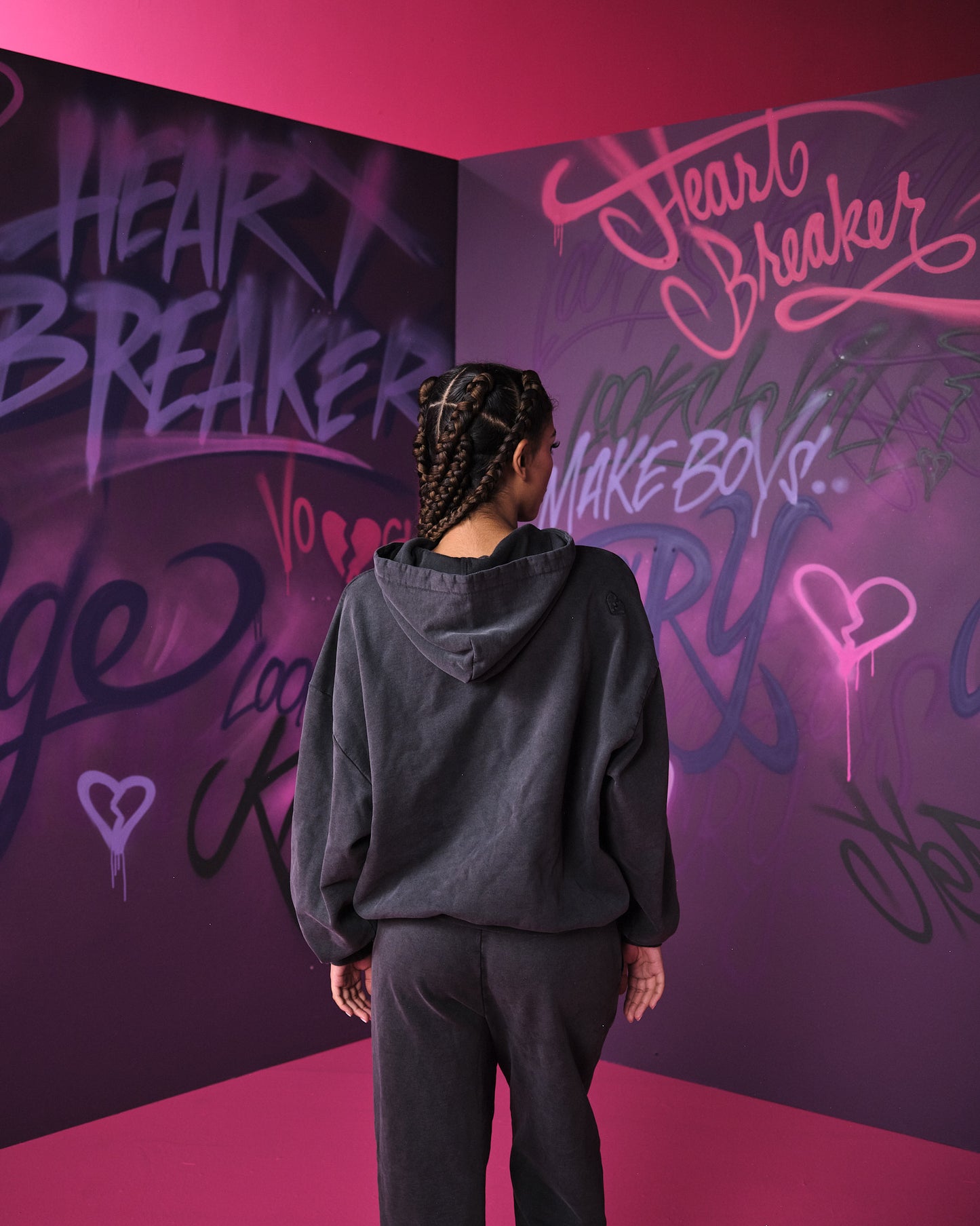 Heartbreaker Hoodie in Black