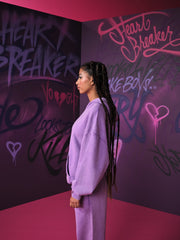 Heartbreaker Hoodie in Purple