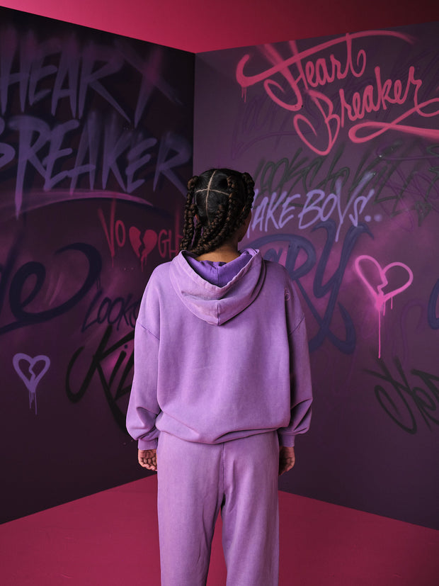 Heartbreaker Hoodie in Purple