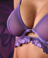 Olivia Lingerie Set in Purple