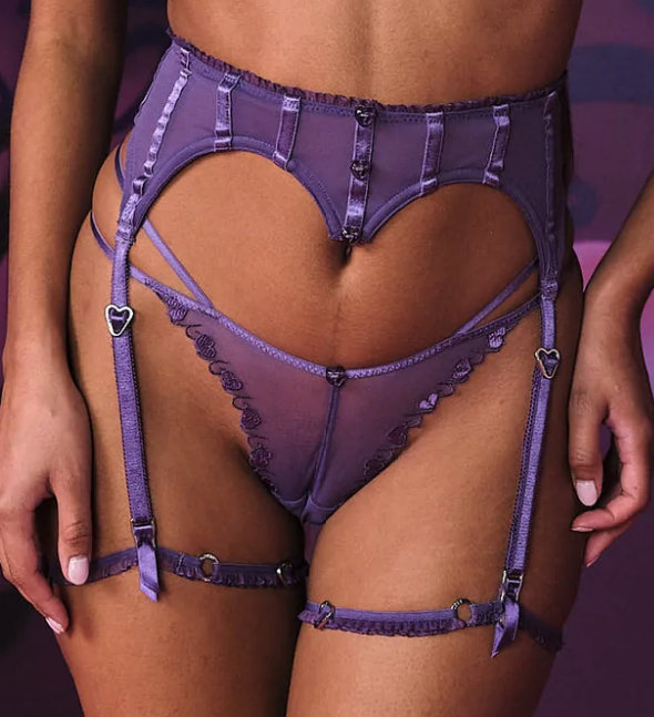 Marilyn Panty + Garter in Purple Marilyn Panty + Garter in Purple