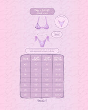Made in Heaven Cloud V-Kini Bottom in Lilac