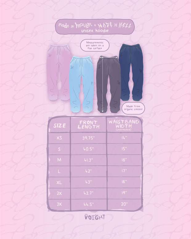 Made in Hell Sweatpants in Blue